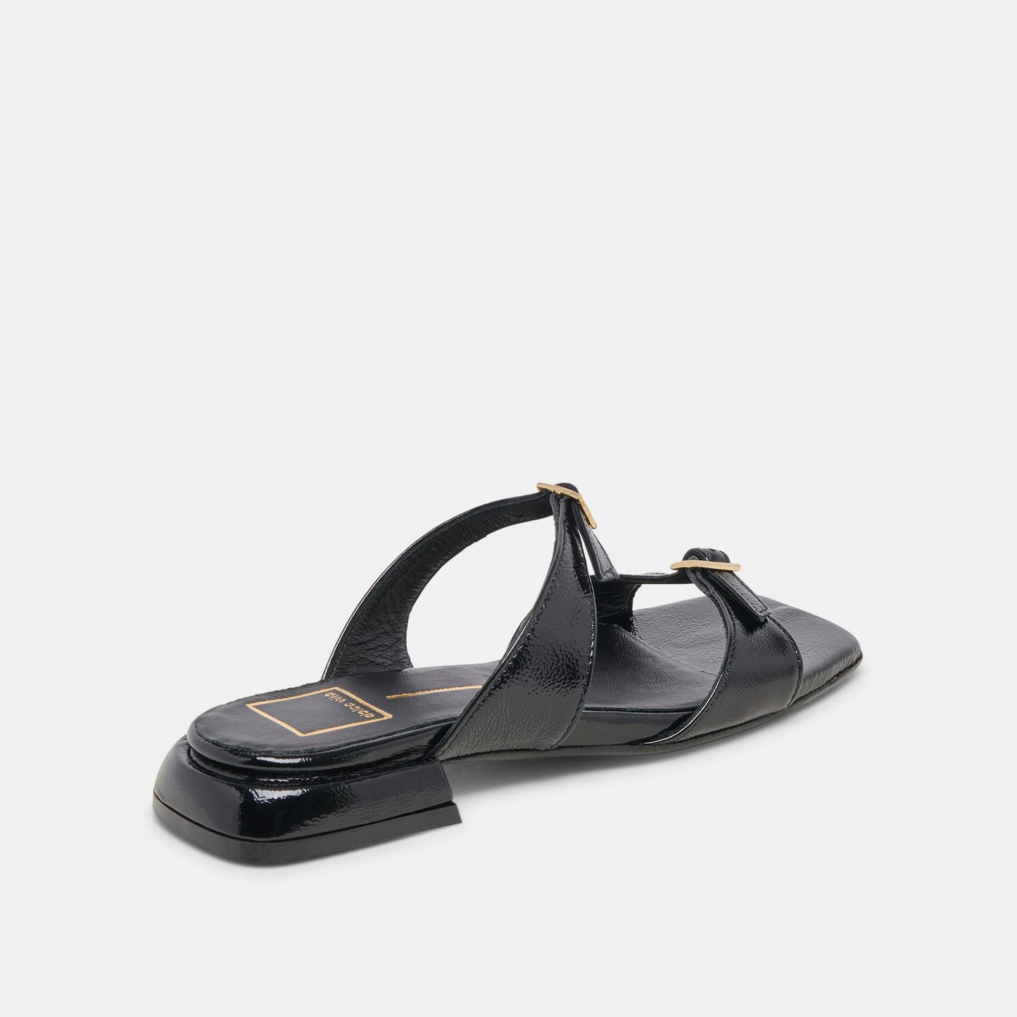 LAVERN SANDALS MIDNIGHT CRINKLE PATENT - MIDNIGHT CRINKLE PATENT