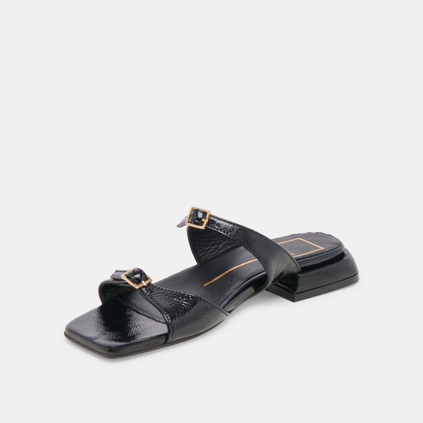 LAVERN SANDALS MIDNIGHT CRINKLE PATENT - MIDNIGHT CRINKLE PATENT