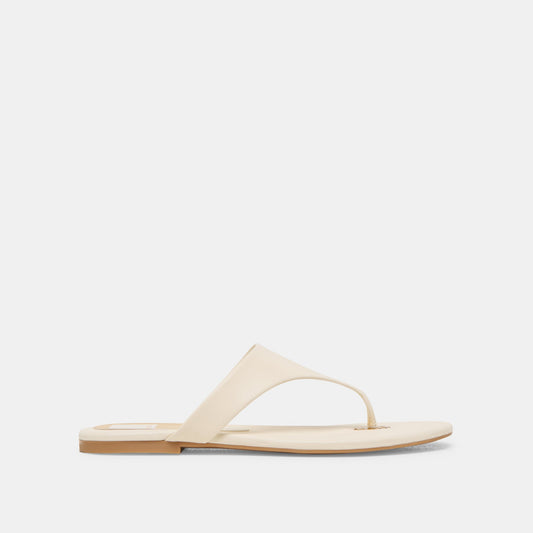 KITTLE SANDALS OFF WHITE LEATHER - OFF WHITE LEATHER
