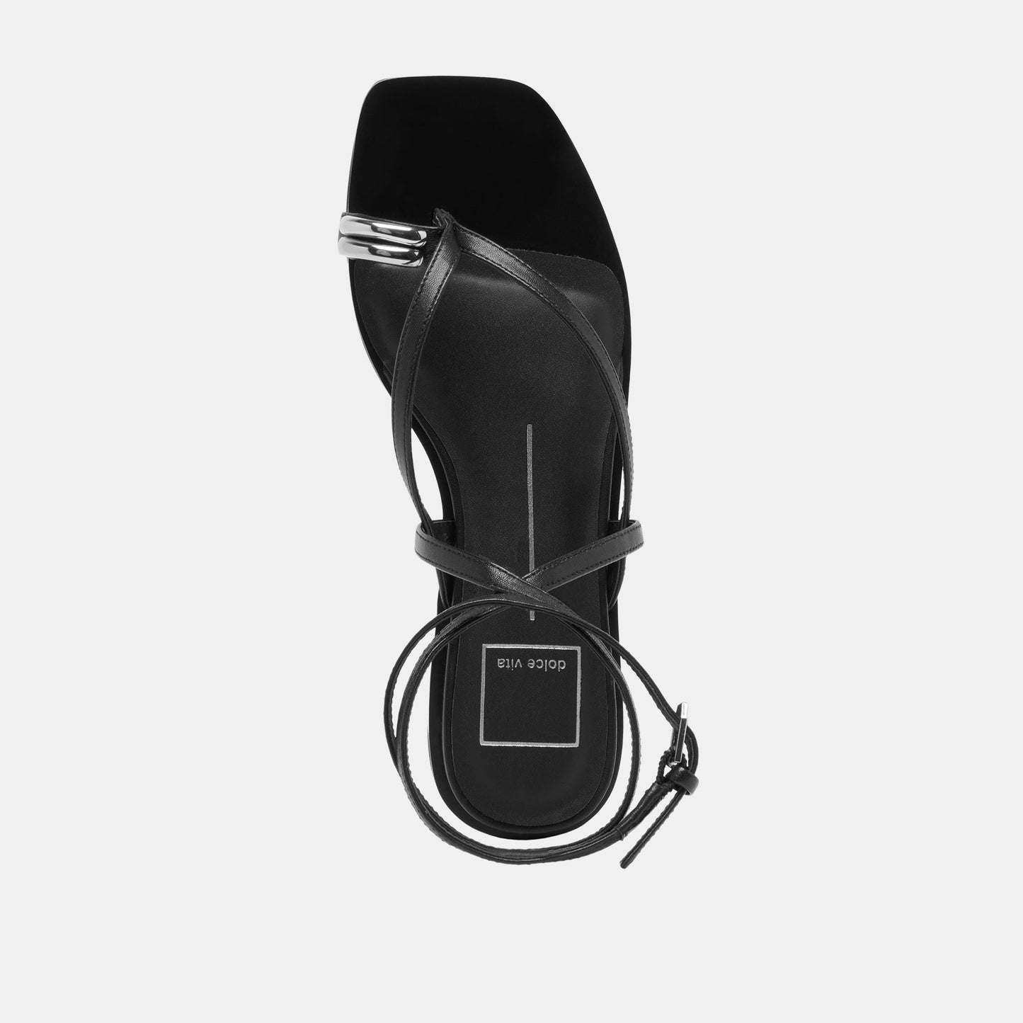 Tyrice Black Leather Sandals - BLACK LEATHER