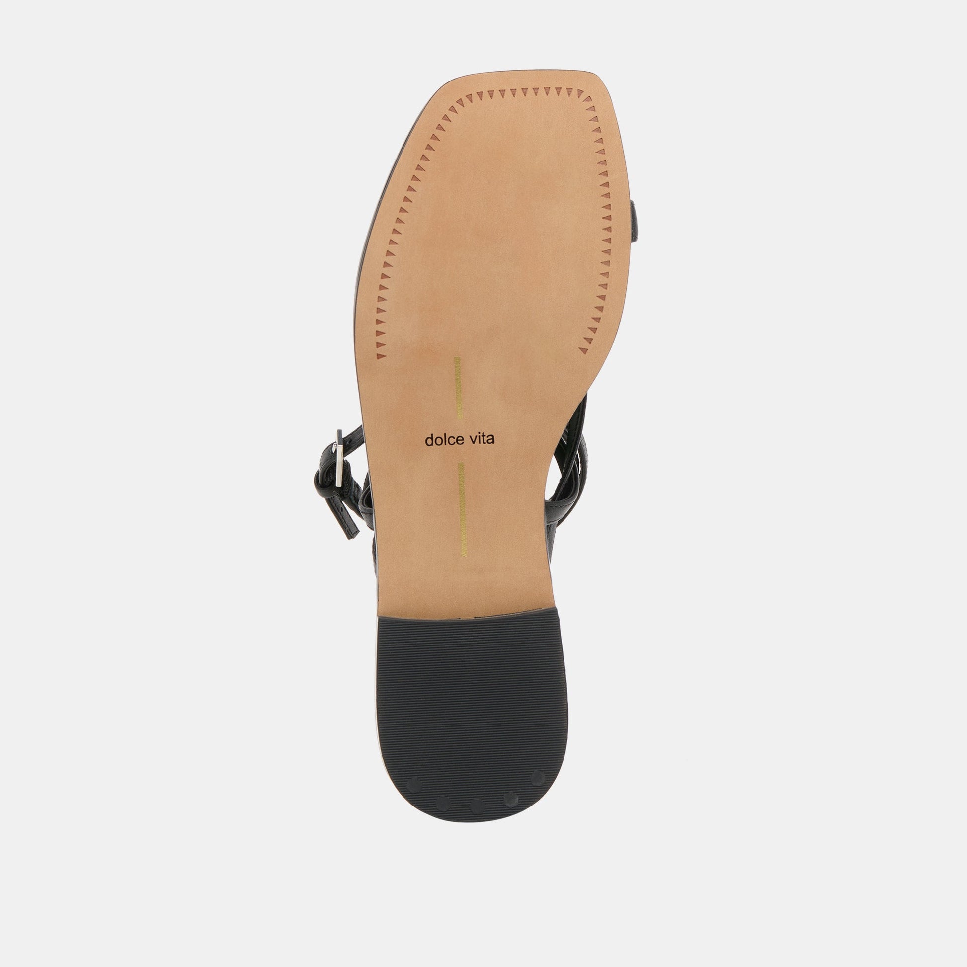 Tyrice Black Leather Sandals - BLACK LEATHER
