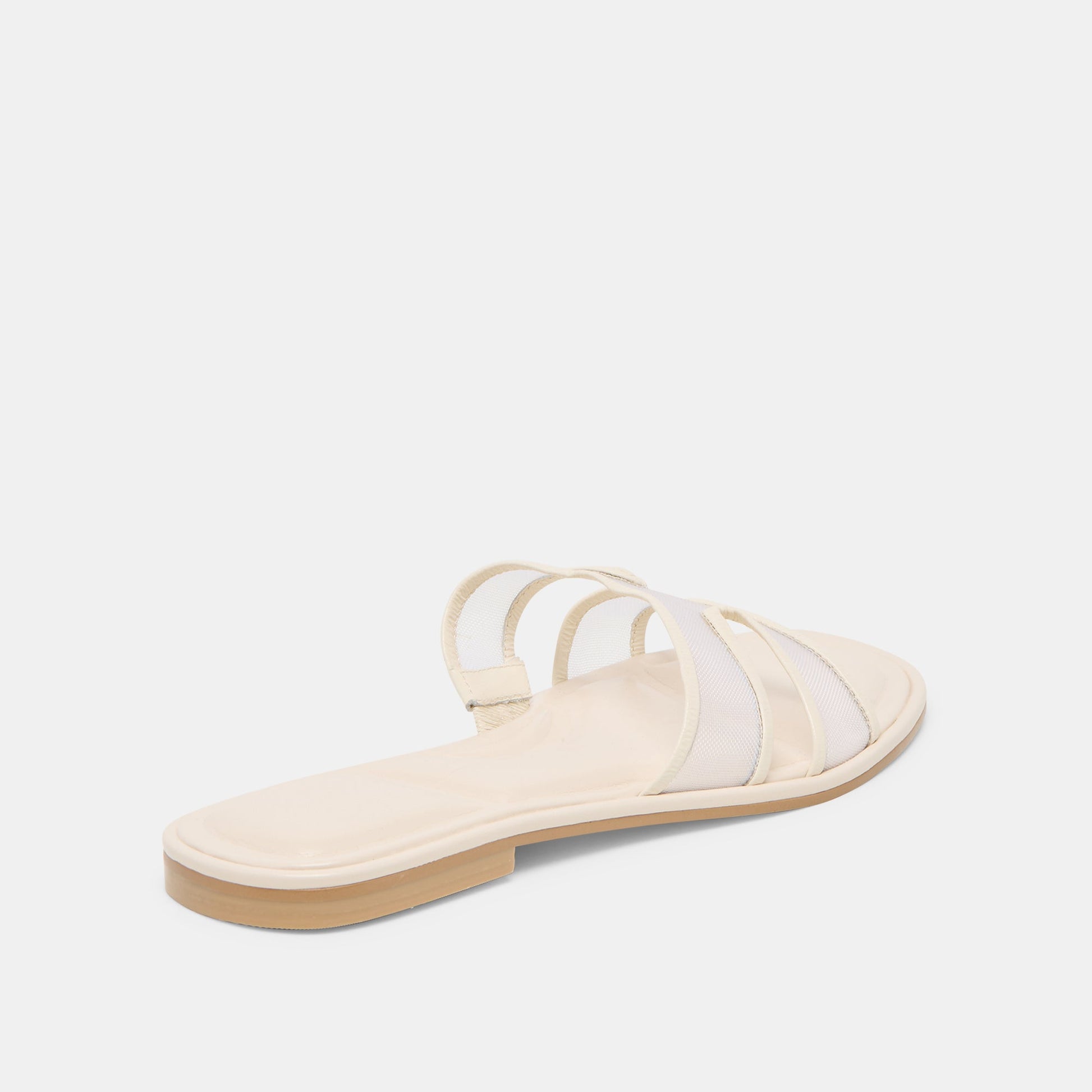 Flori Off White Mesh Sandals - OFF WHITE MESH