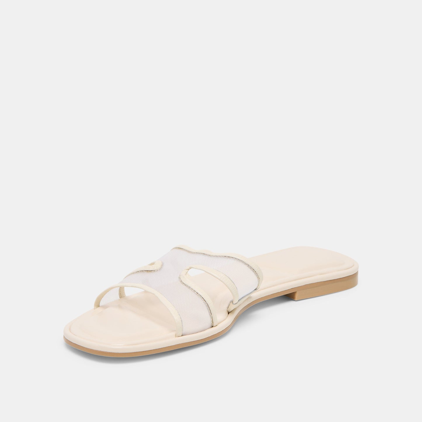 Flori Off White Mesh Sandals - OFF WHITE MESH