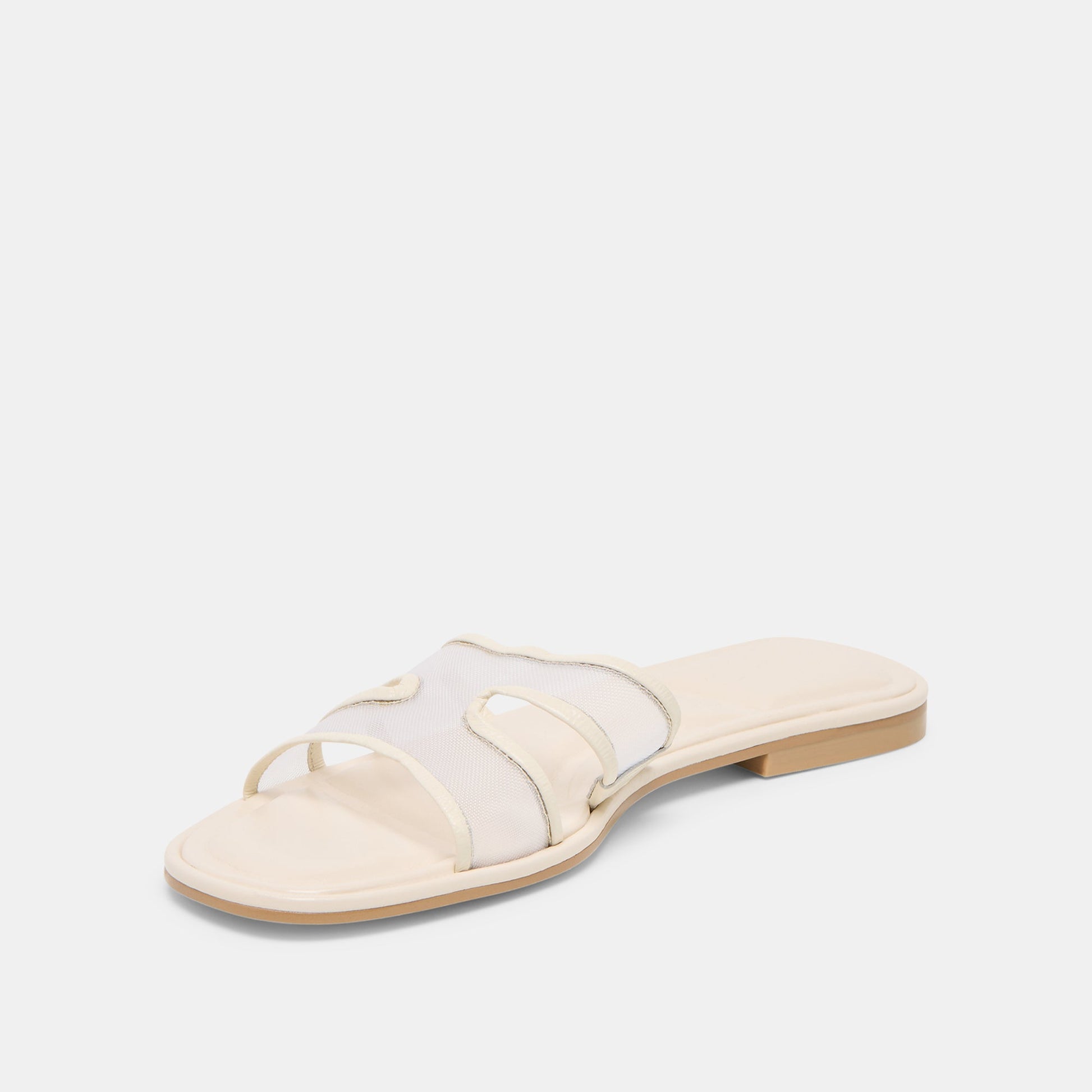 Flori Off White Mesh Sandals - OFF WHITE MESH