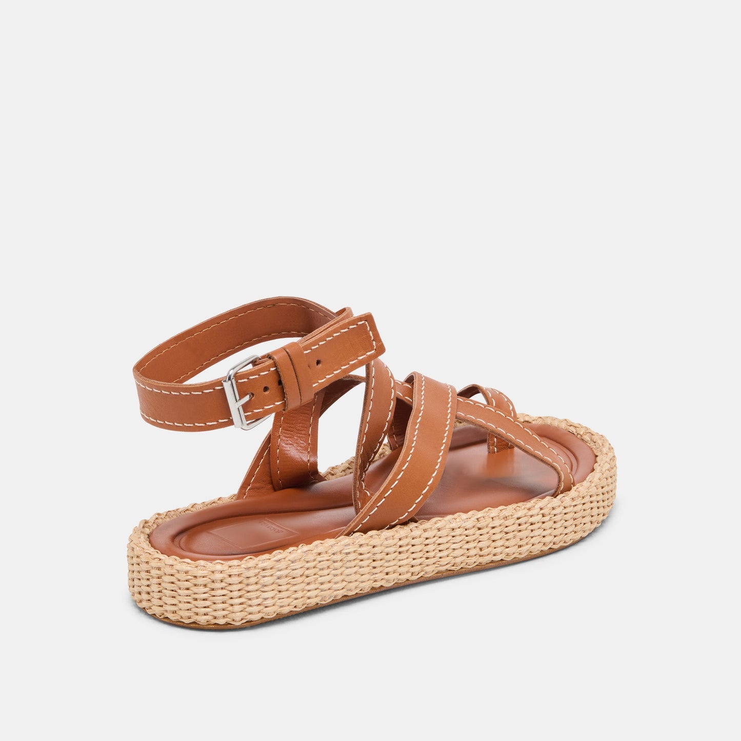 ROXIE SANDALS BROWN LEATHER - BROWN LEATHER