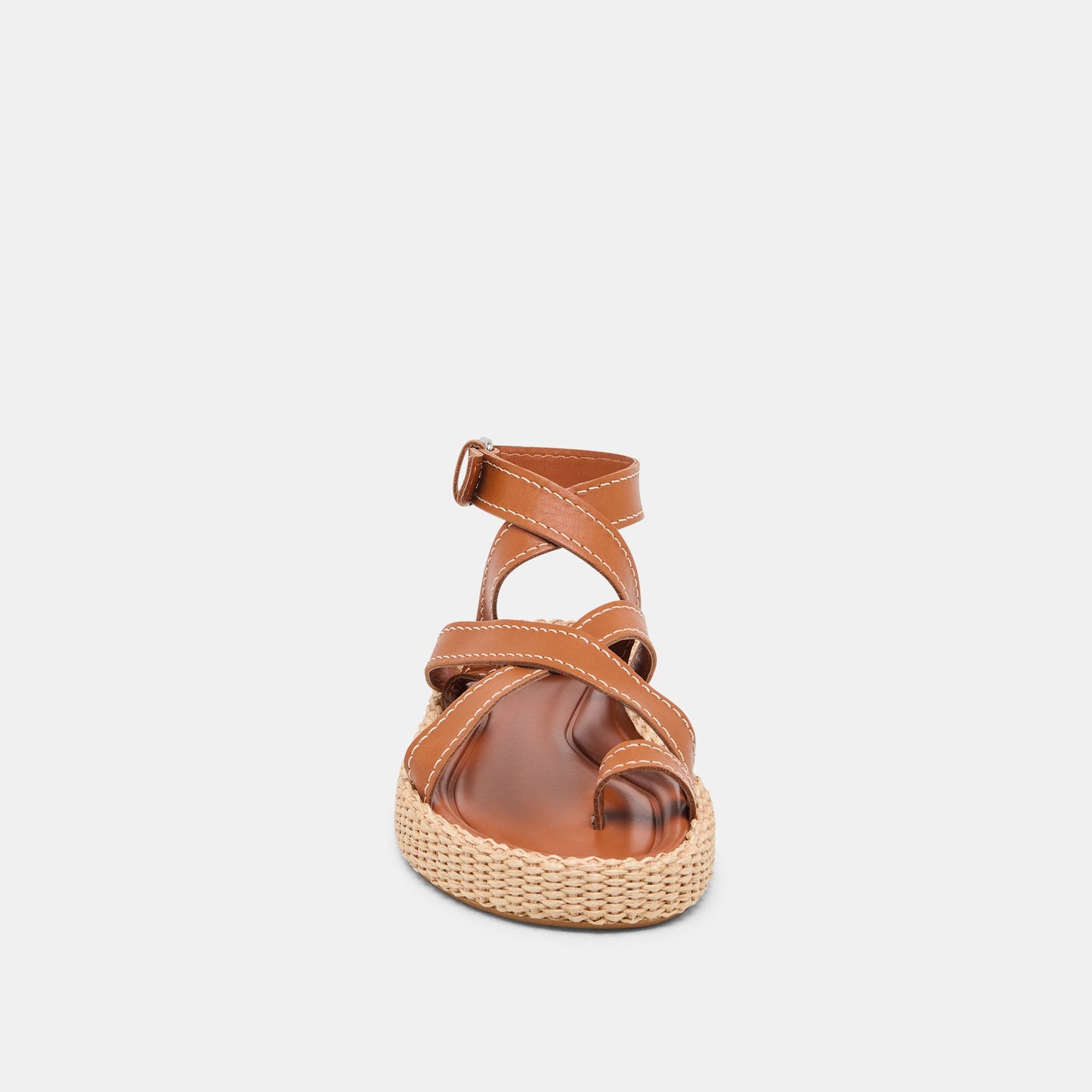ROXIE SANDALS BROWN LEATHER - BROWN LEATHER