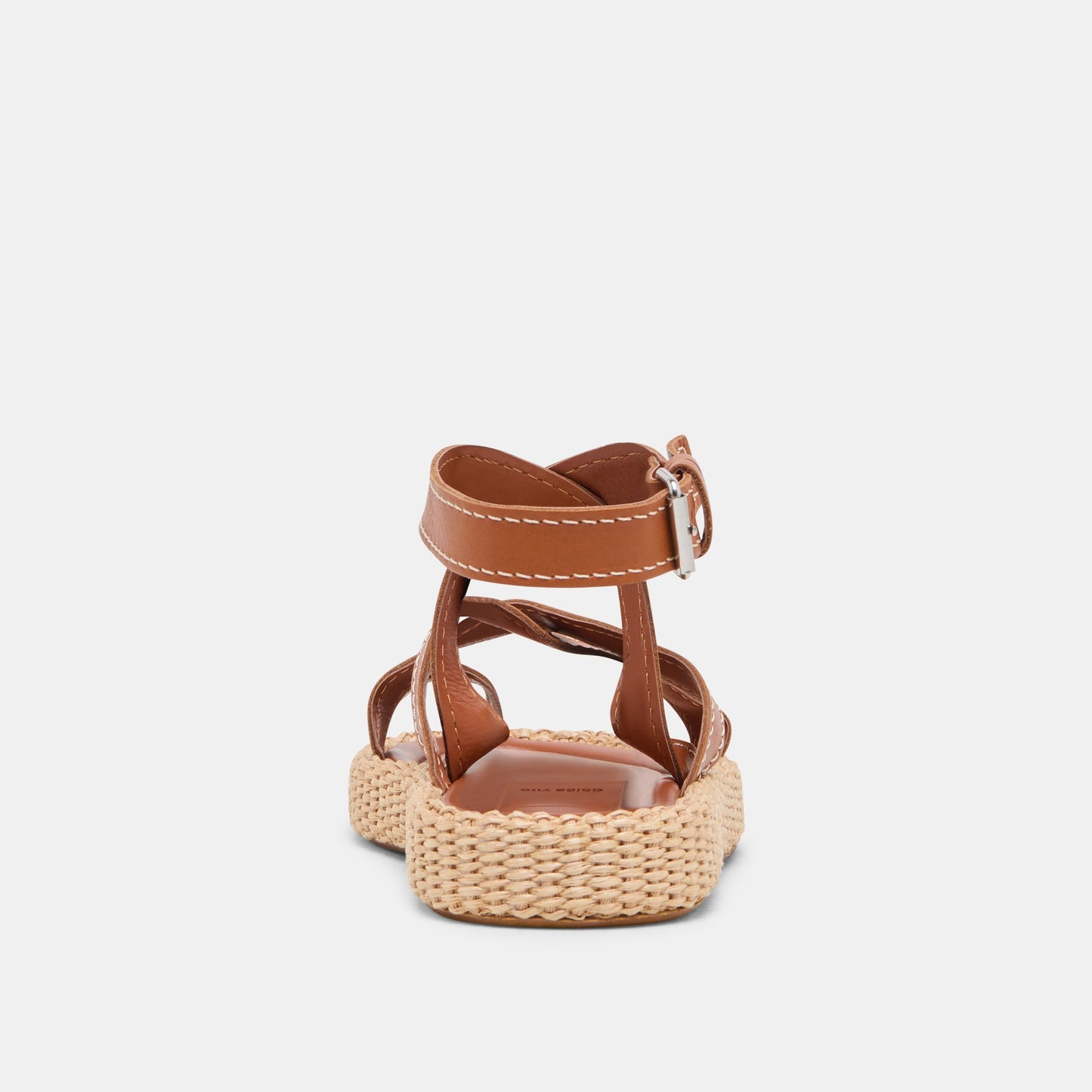 ROXIE SANDALS BROWN LEATHER - BROWN LEATHER