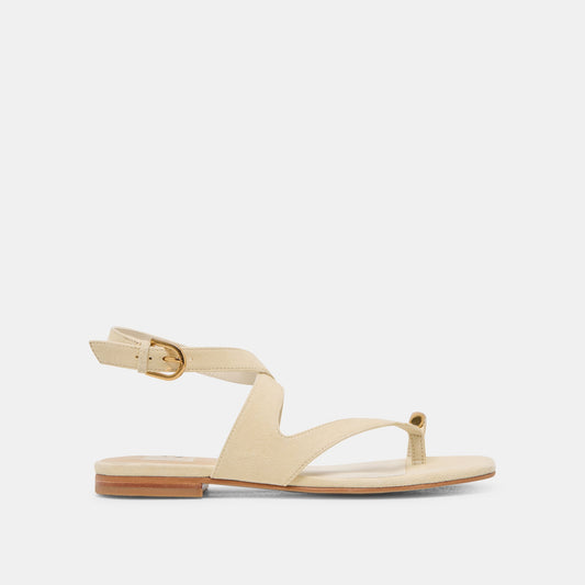 EARLA SANDALS NATURAL SUEDE - NATURAL SUEDE