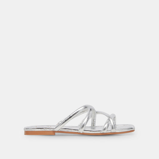 LANZA SANDALS SILVER METALLIC STELLA - SILVER METALLIC STELLA