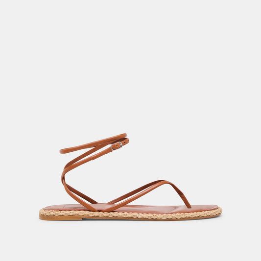 COVE SANDALS BROWN LEATHER - BROWN LEATHER