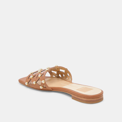 Berrit Saddle Leather Sandals - SADDLE LEATHER