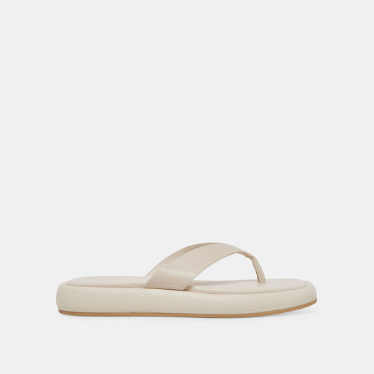 ADIN SANDALS IVORY LEATHER - IVORY LEATHER