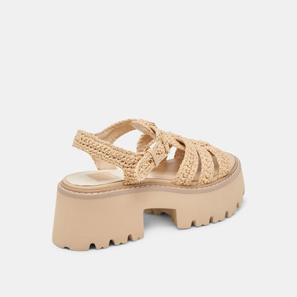 LATICE SANDALS LT NATURAL KNIT - LT NATURAL KNIT