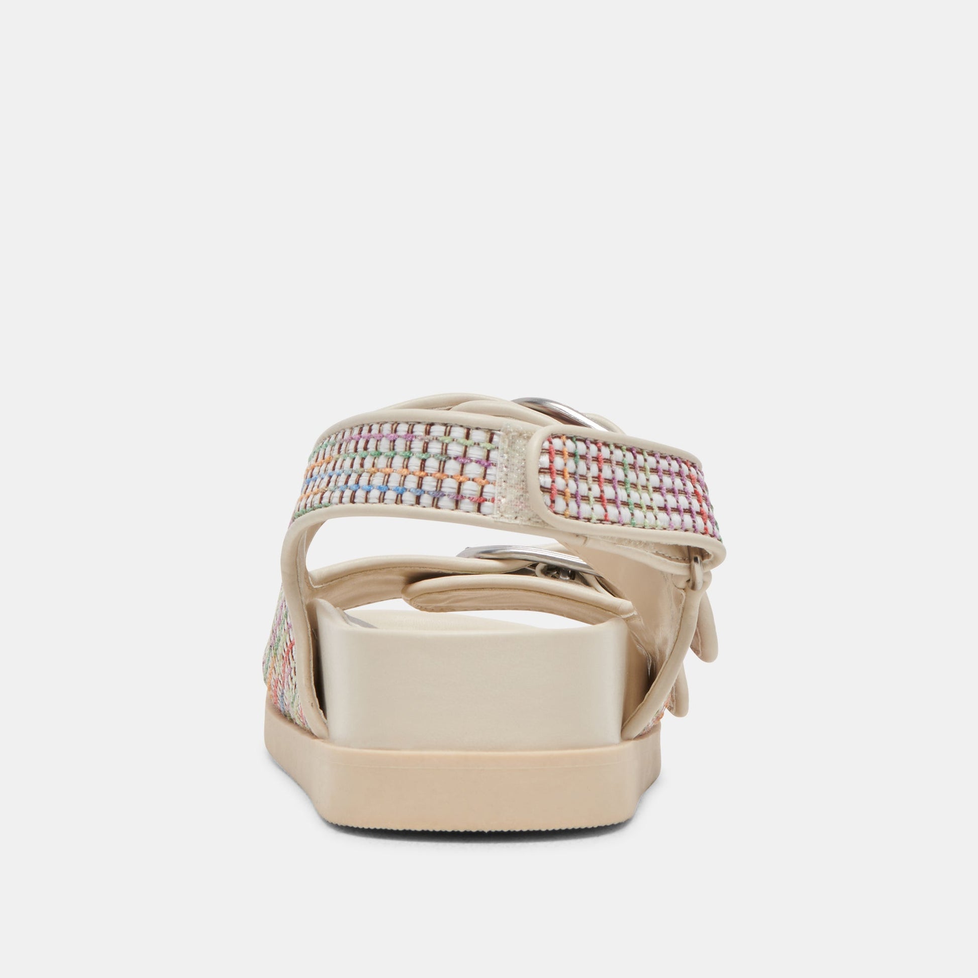 STARLA PRIDE SANDALS WHITE MULTI RAFFIA - WHITE MULTI RAFFIA