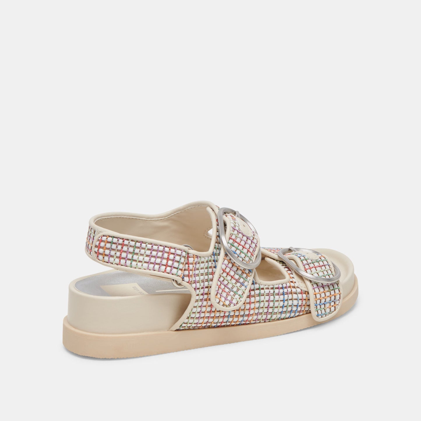 STARLA PRIDE SANDALS WHITE MULTI RAFFIA - WHITE MULTI RAFFIA