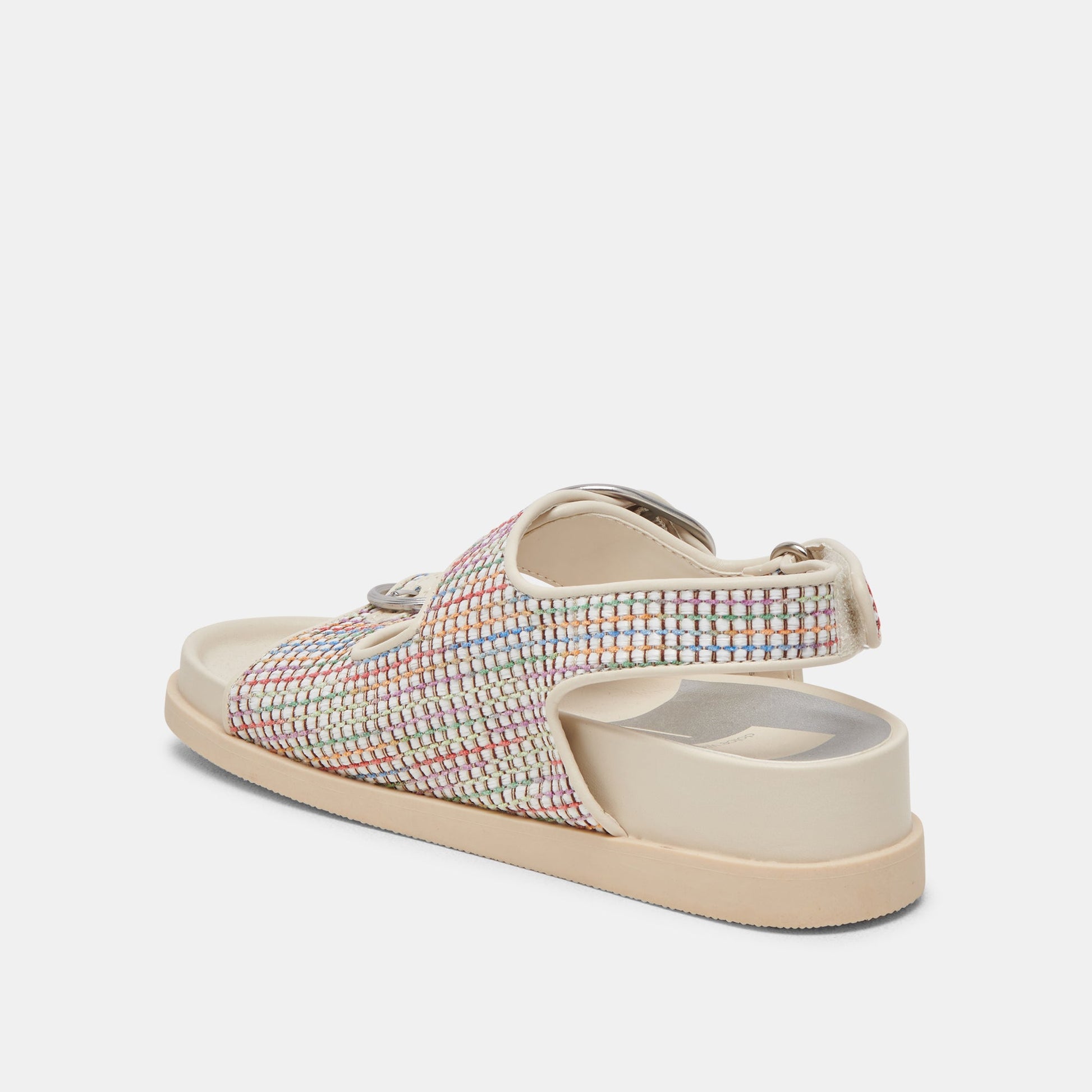 STARLA PRIDE SANDALS WHITE MULTI RAFFIA - WHITE MULTI RAFFIA