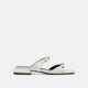 OFF WHITE CRINKLE PATENT