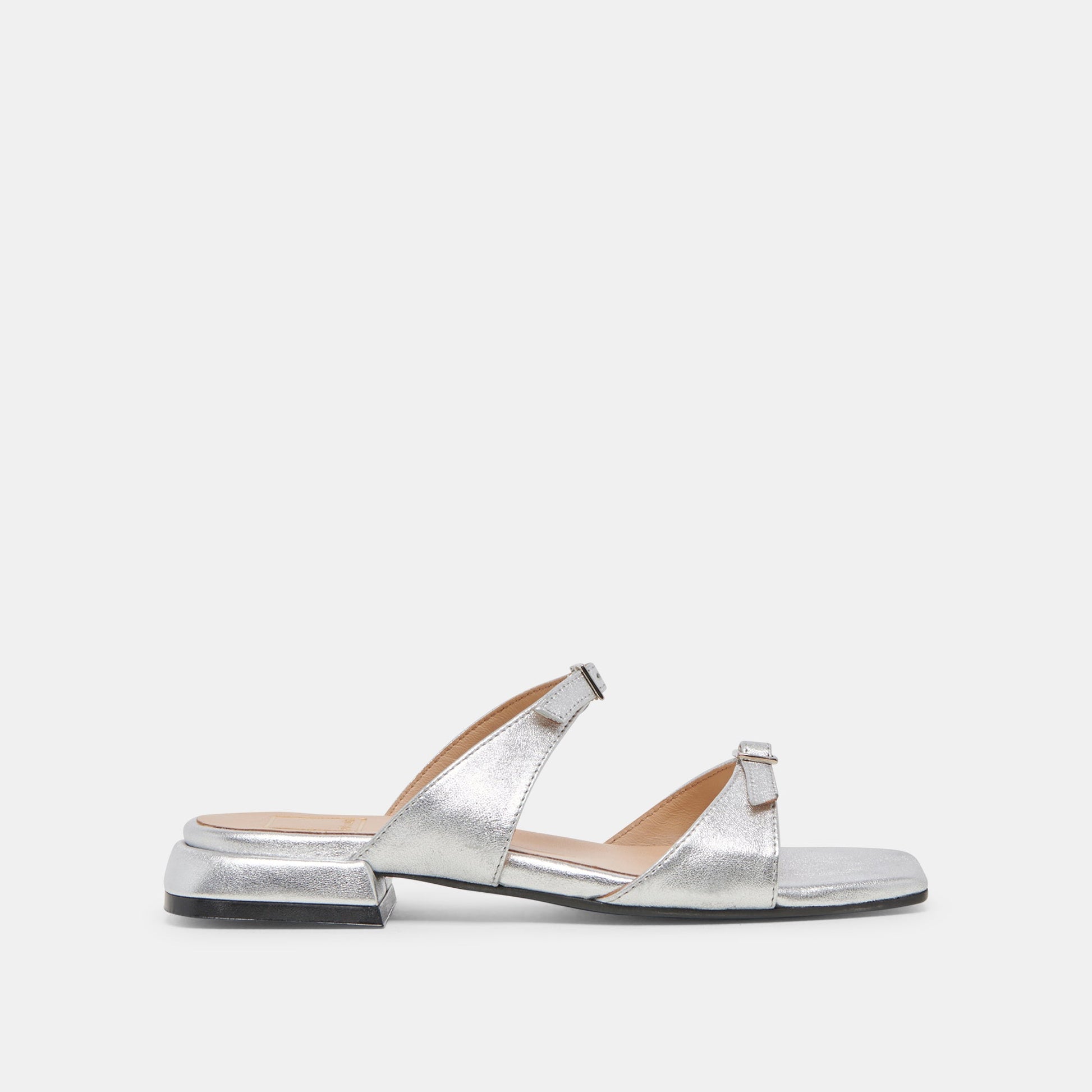 LAVERN SANDALS SILVER METALLIC LEATHER - SILVER METALLIC LEATHER