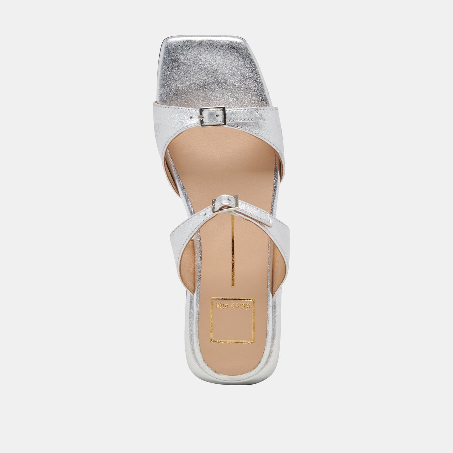 LAVERN SANDALS SILVER METALLIC LEATHER - SILVER METALLIC LEATHER