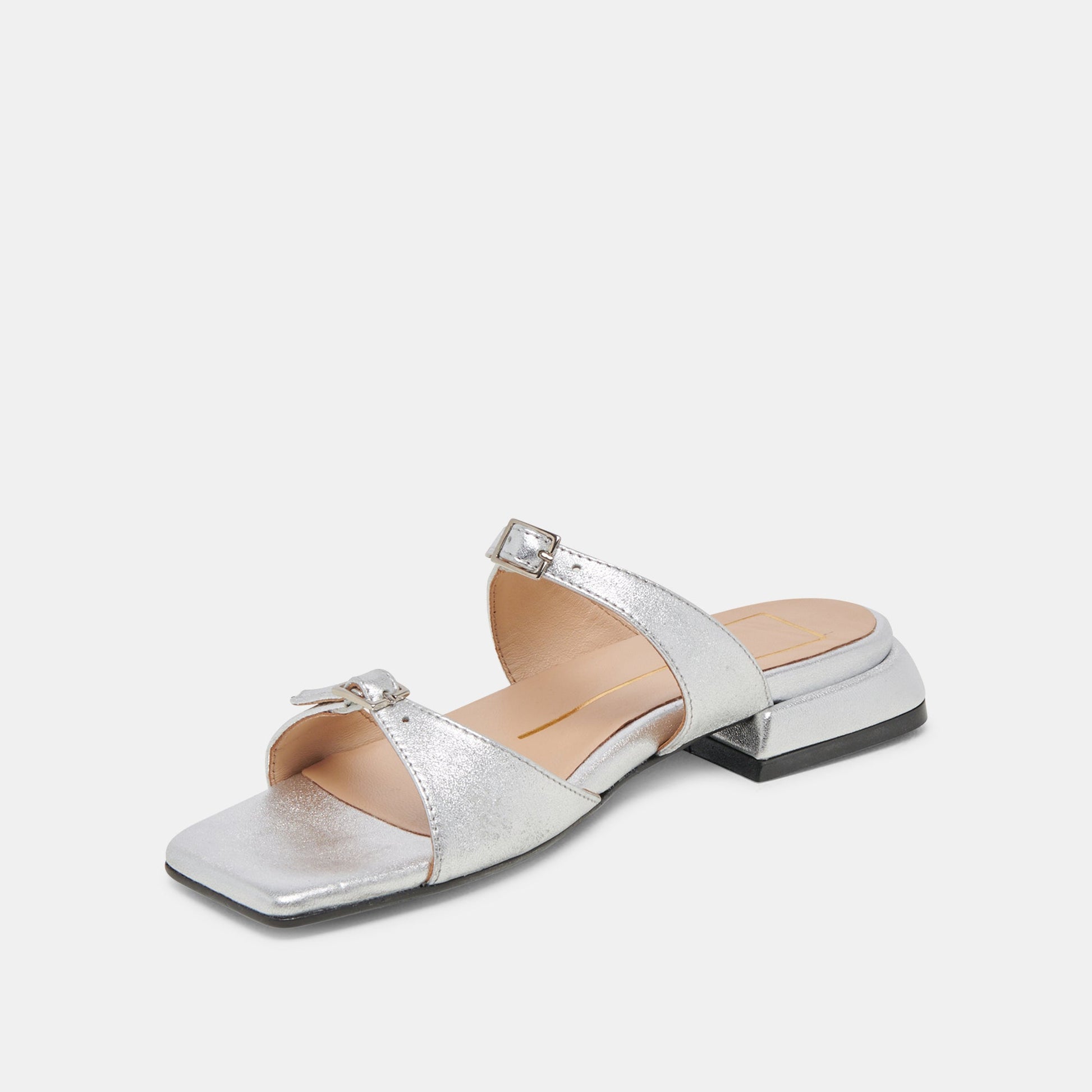 LAVERN SANDALS SILVER METALLIC LEATHER - SILVER METALLIC LEATHER
