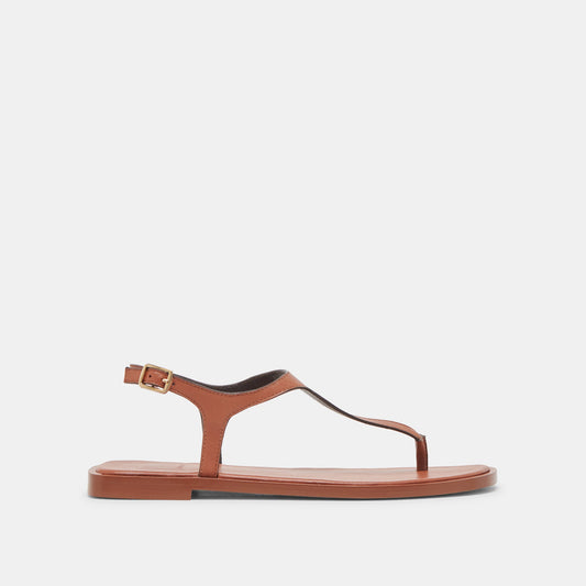 Raye Tan Leather Sandals - TAN LEATHER