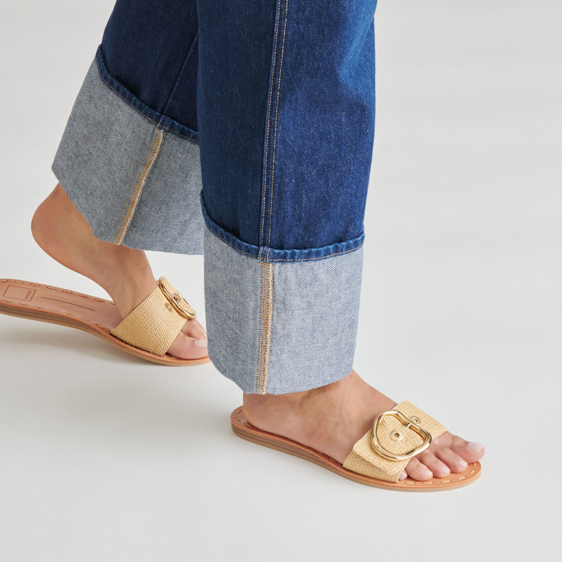 DANNA SANDALS NATURAL RAFFIA - NATURAL RAFFIA