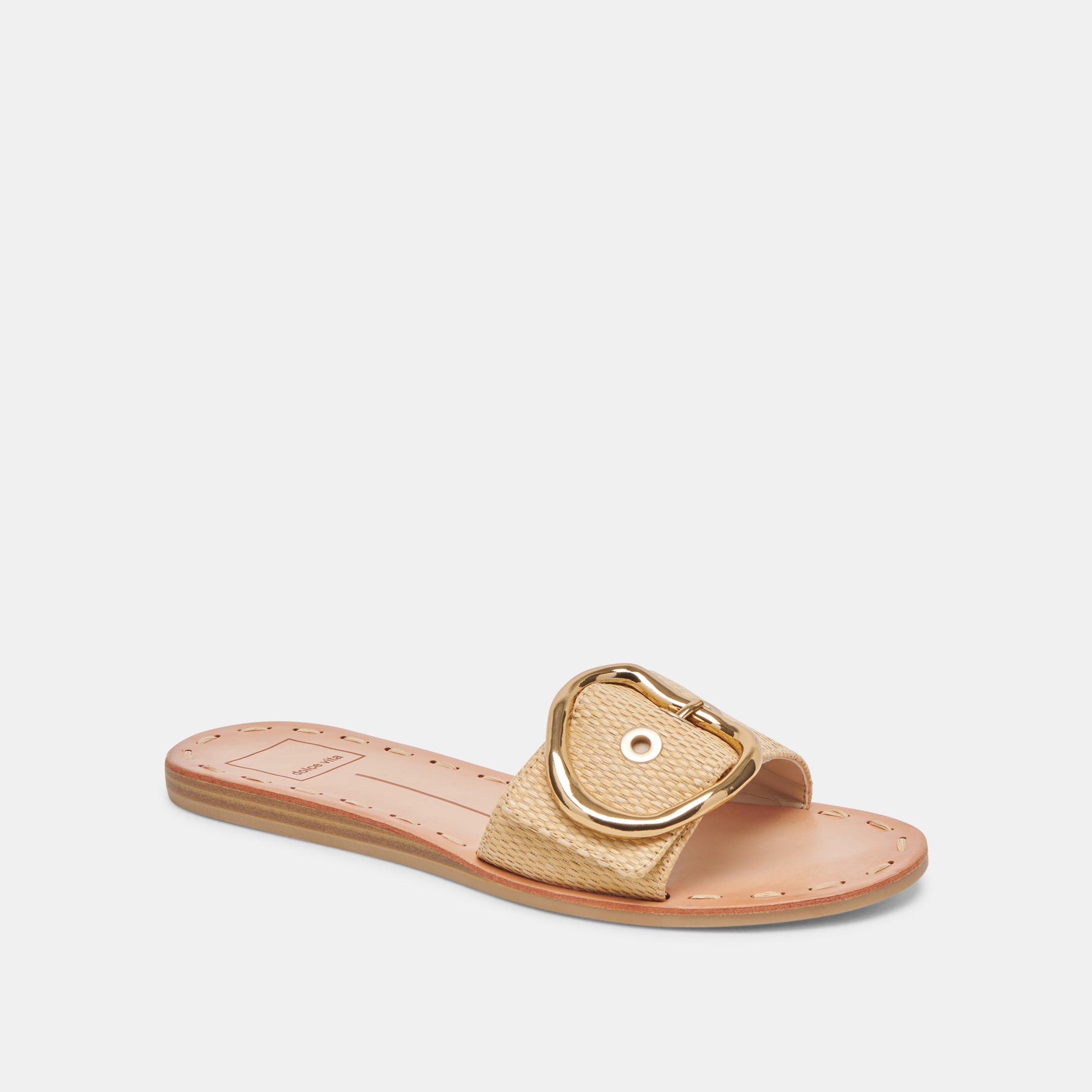 DANNA SANDALS NATURAL RAFFIA - NATURAL RAFFIA