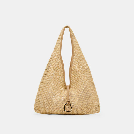 MISSIE TOTE NATURAL RAFFIA - NATURAL RAFFIA