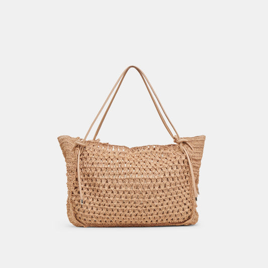 Ravello Natural Raffia Tote - NATURAL RAFFIA