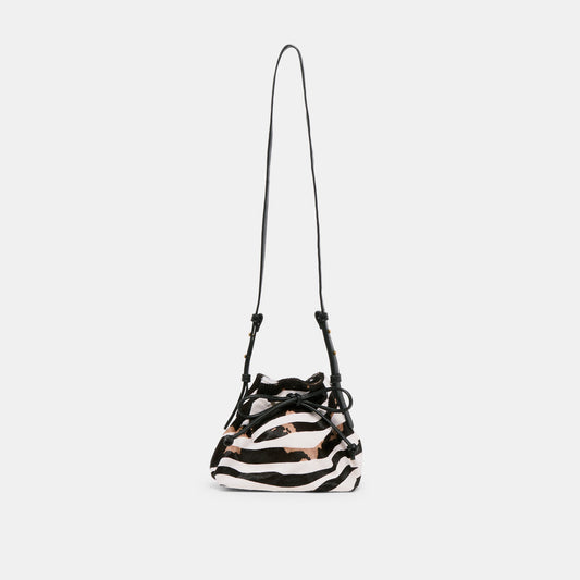 Randi Zebra Calf Hair Crossbody - ZEBRA CALF HAIR