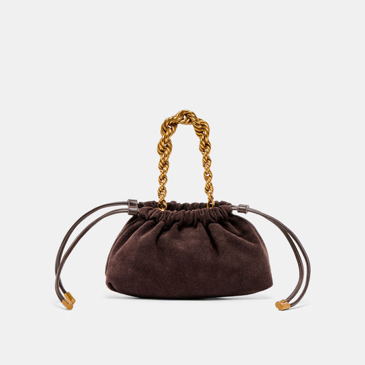 Cleo Espresso Suede Crossbody - ESPRESSO SUEDE