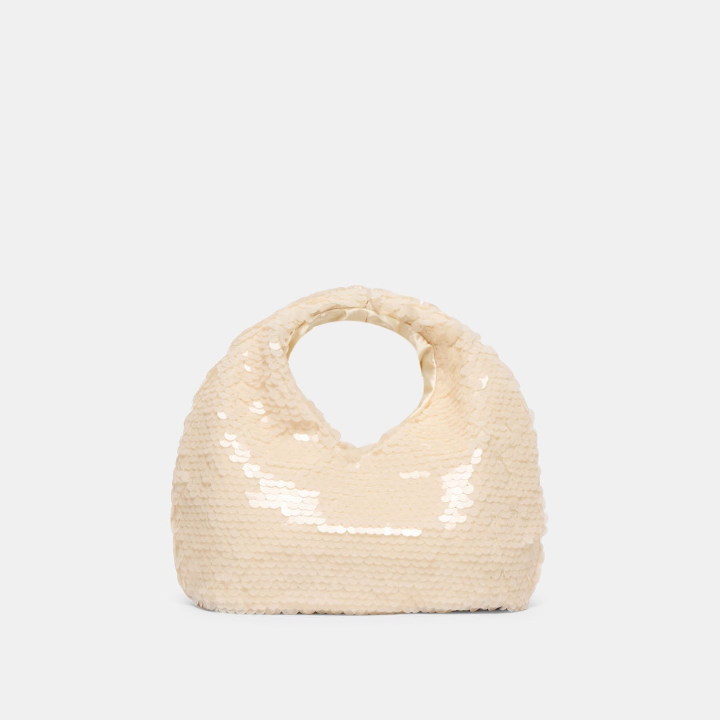 Dahlia Sequin Ivory Sequin Handbag - IVORY SEQUIN
