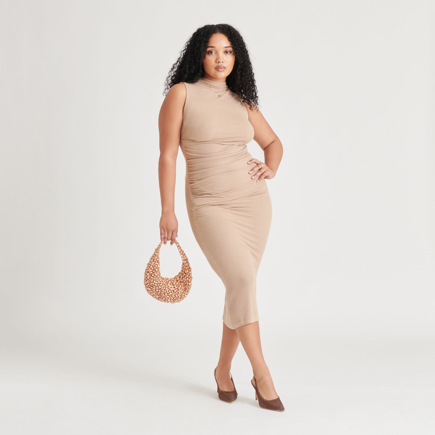 PEARLA SHOULDER BAG GOLD FAUX PEARL - GOLD FAUX PEARL