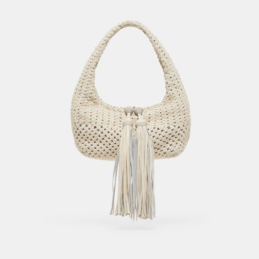 Zenia Bone Leather Handbag - BONE LEATHER