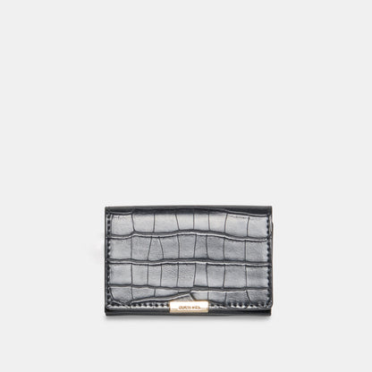 Mini-Me Grey Croco Stella Wallet - GREY CROCO STELLA