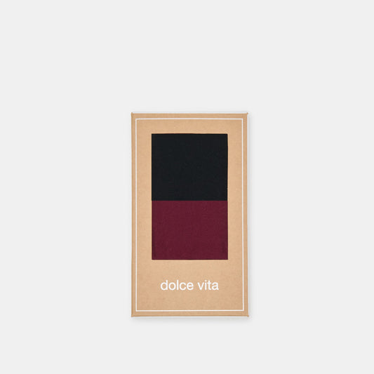 2-Pack Cherry Black Solid Tights - CHERRY BLACK