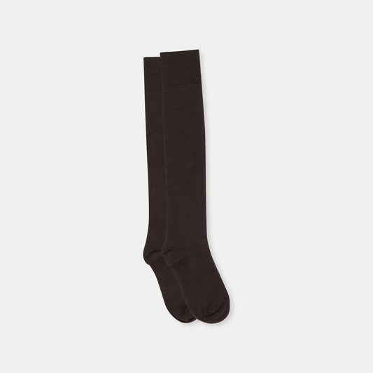Knee High Espresso Socks - ESPRESSO