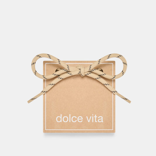 TICK MARK CORD LACE TAN MULTI - TAN MULTI