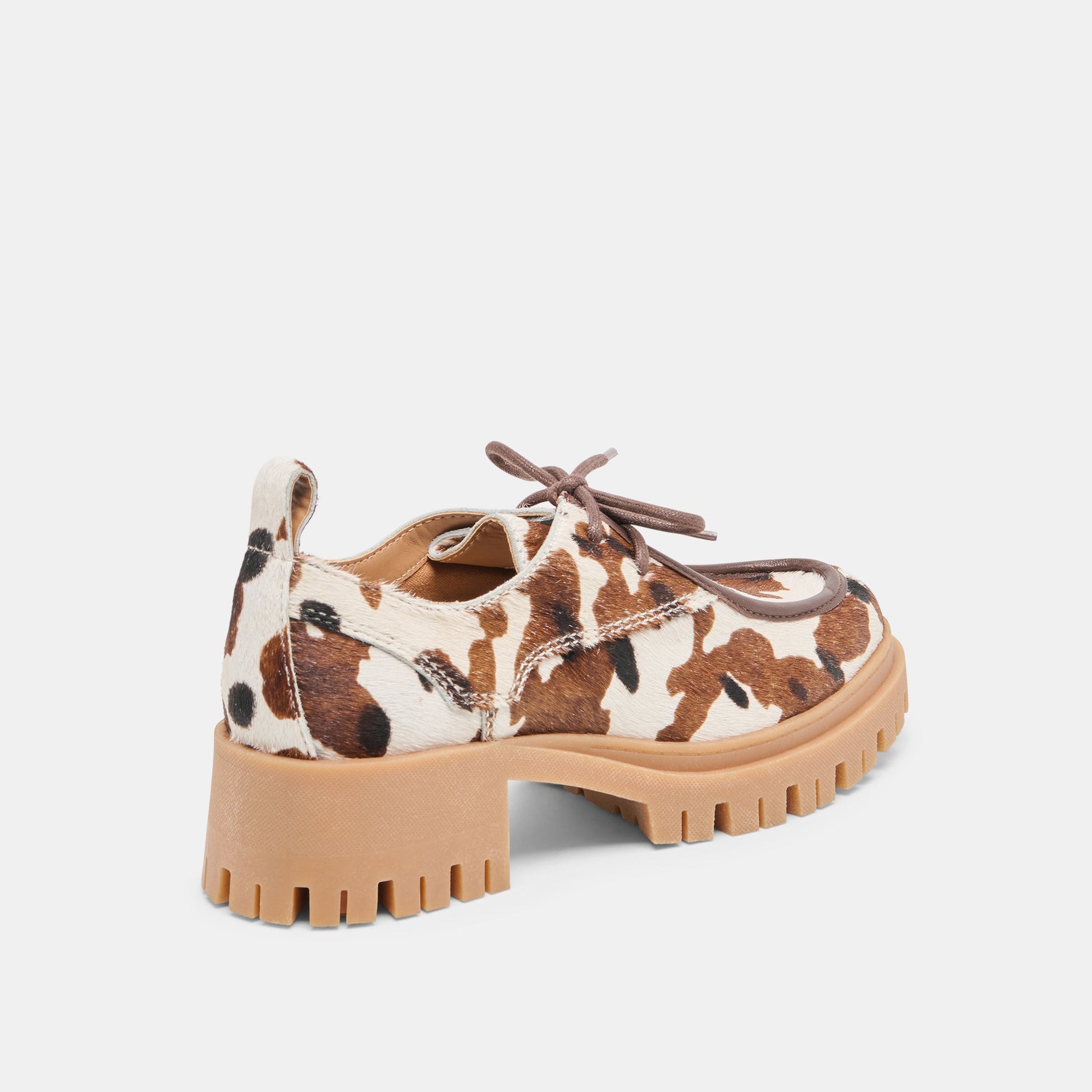 Milza Cocoa Calf Hair Loafers - COCOA CALF HAIR
