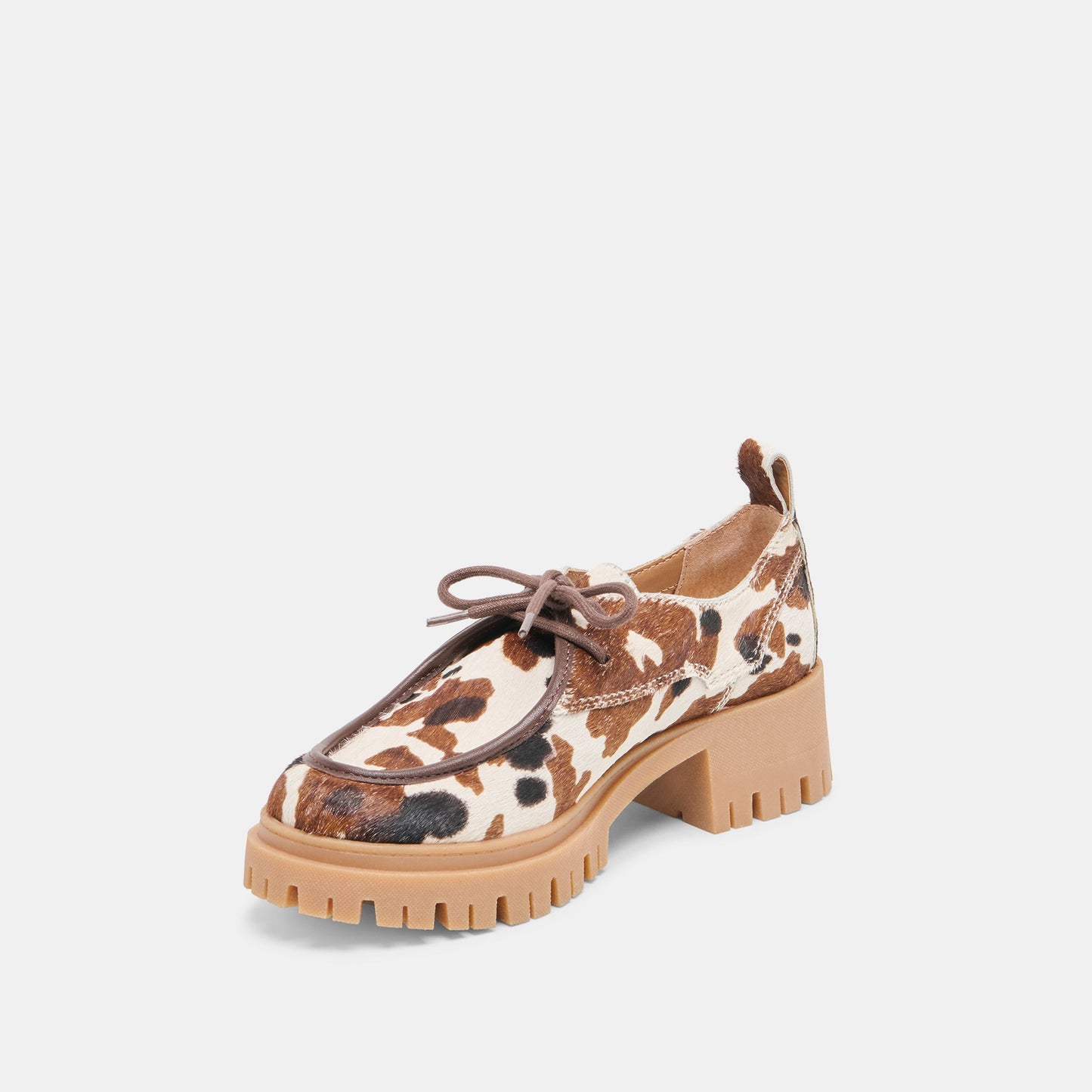 Milza Cocoa Calf Hair Loafers - COCOA CALF HAIR